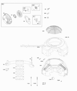 Part Location Diagram of 690869 Briggs and Stratton Stud